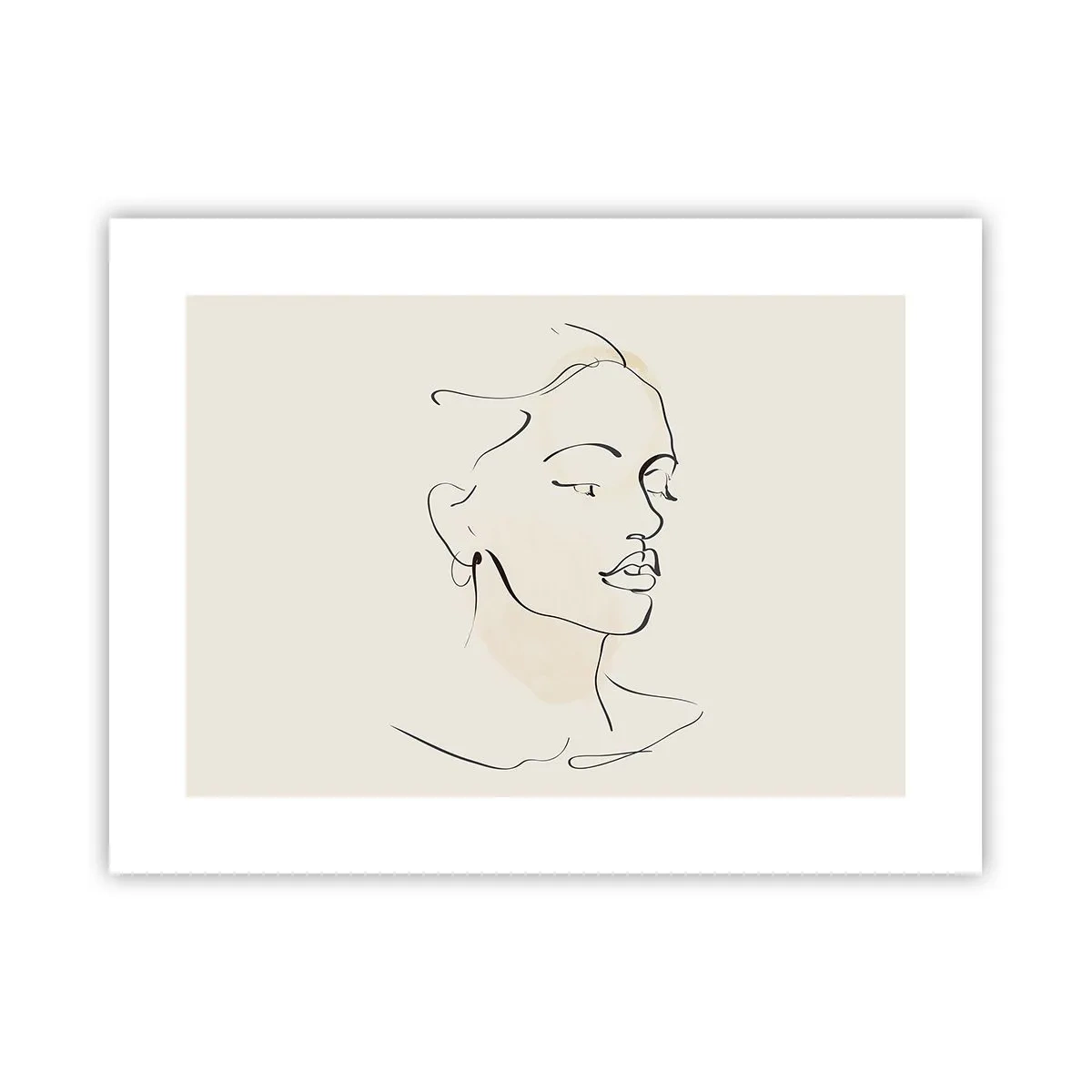 Plakat - En bestemt linje - 40x30 cm