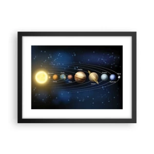 Plakat i sort ramme - En ud af ti - 40x30 cm