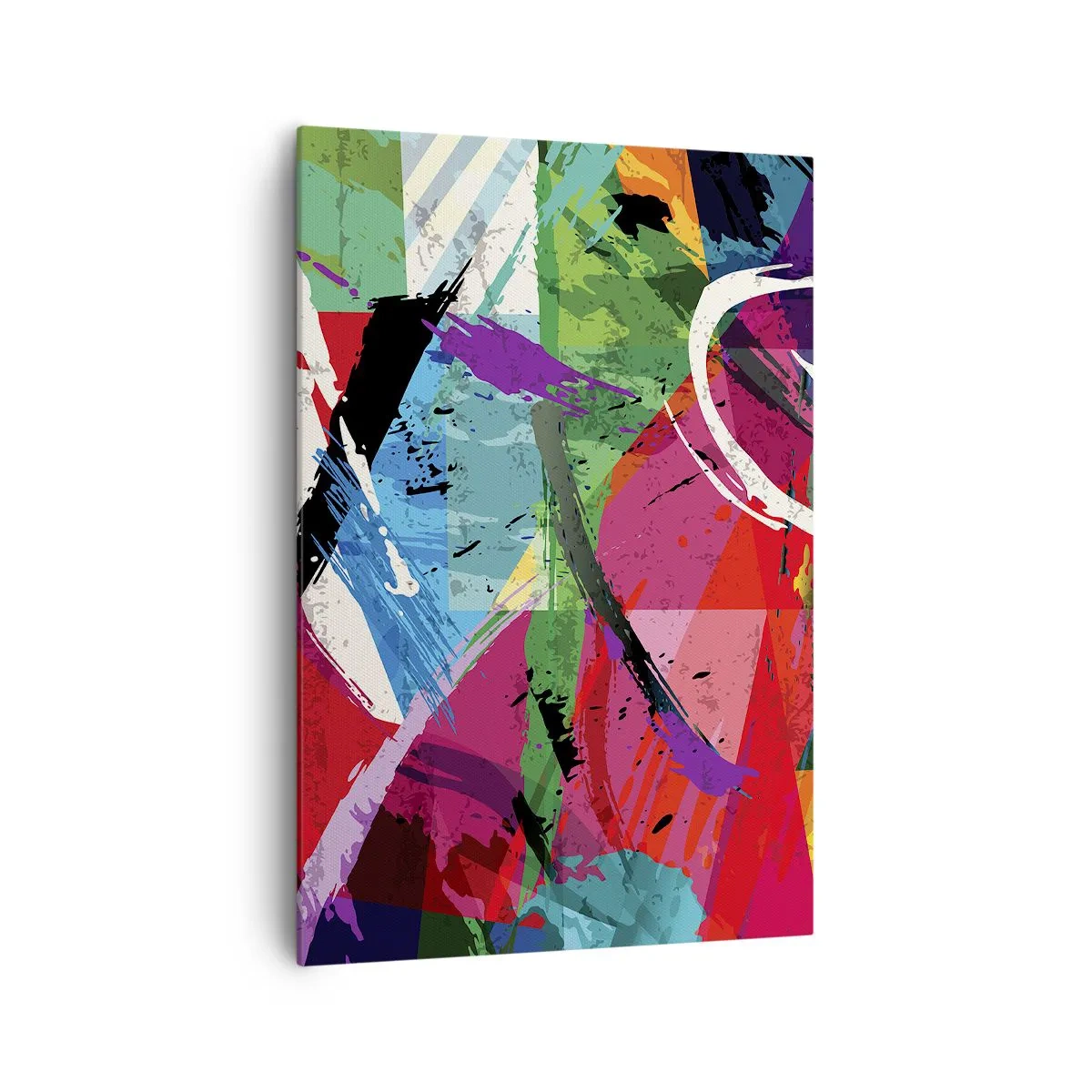 Lærredstryk - Billede på lærred - Hurtig, livlig og hoppende - 70x100 cm