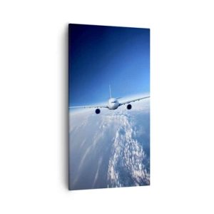 Lærredstryk - Billede på lærred - Jeg går, fordi jeg vil - 55x100 cm