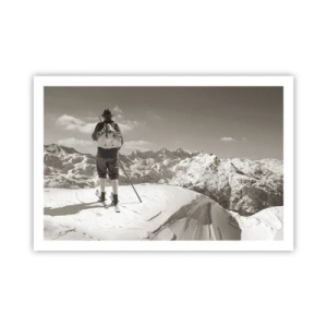 Plakat - Og bjergene er de samme - 91x61 cm