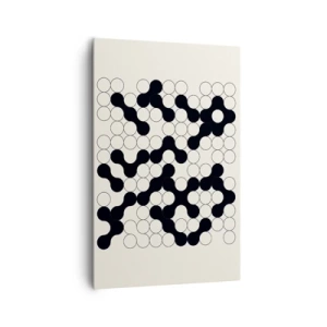 Lærredstryk - Billede på lærred - Kinesisk spil - variation - 80x120 cm