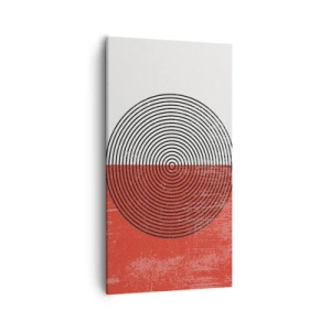 Lærredstryk - Billede på lærred - Lige til sagen - 55x100 cm