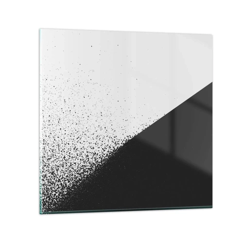 Billede på glas - Hurtigere og hurtigere, mere og mere - 30x30 cm