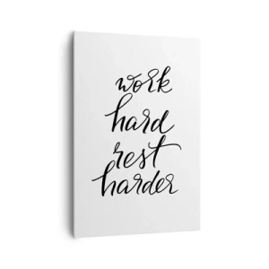 Lærredstryk - Billede på lærred - Balance i livet - 70x100 cm