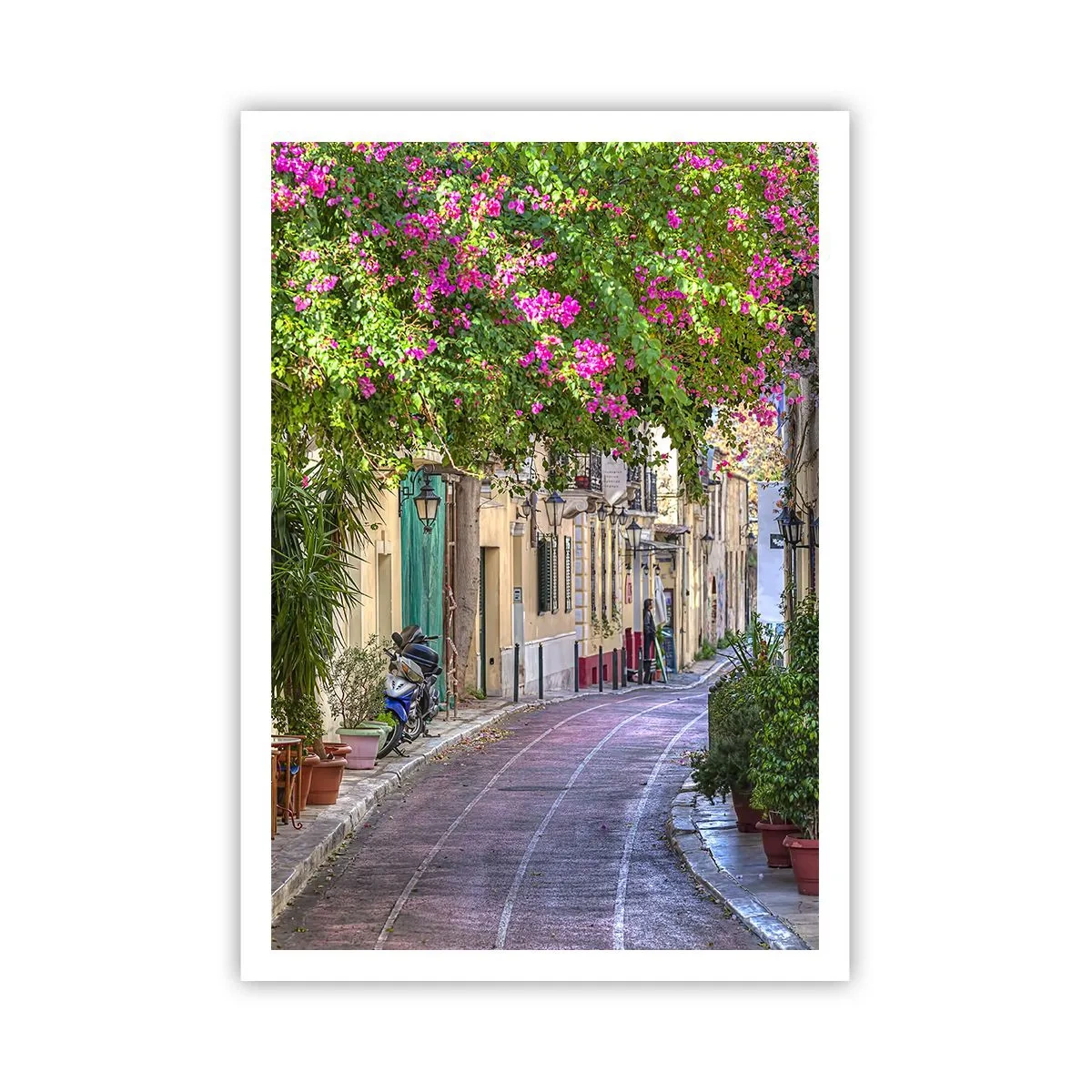 Plakat - En blomstrende gyde - 70x100 cm