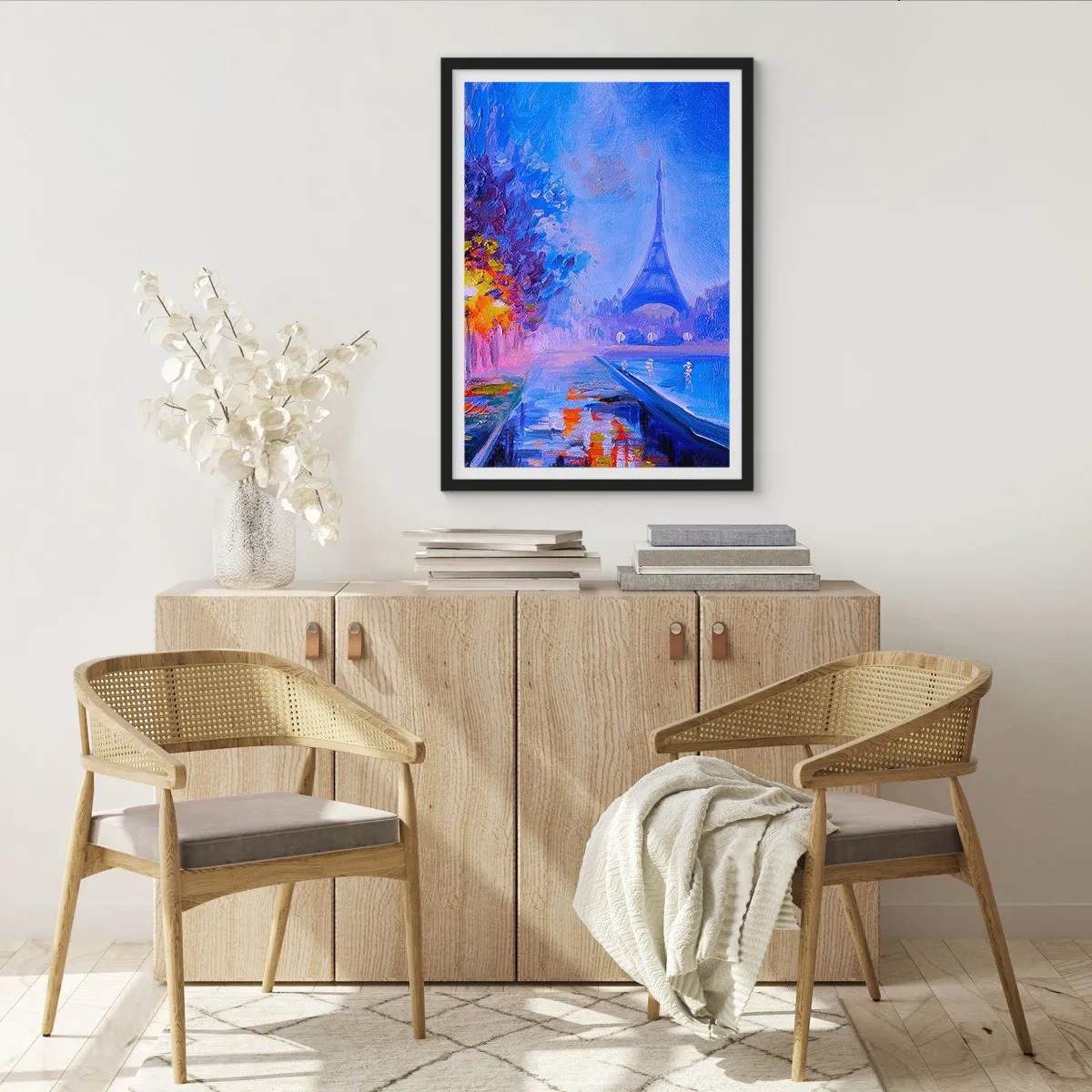 Plakat i sort ramme - En drømmevandring - 40x50 cm