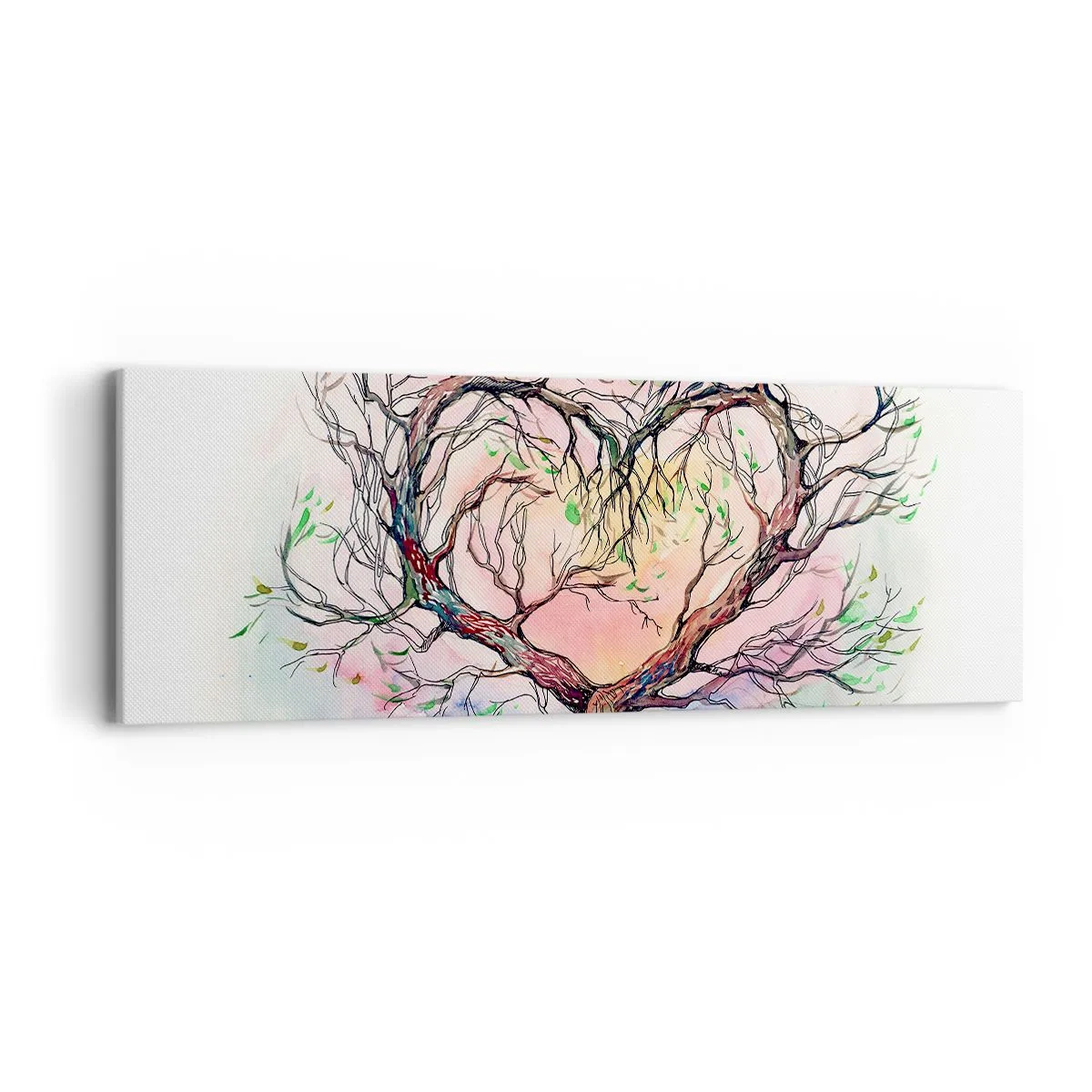 Lærredstryk - Billede på lærred - Sammen mod stormene - 90x30 cm