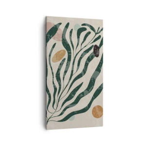 Lærredstryk - Billede på lærred - Blandt det grønne - 45x80 cm