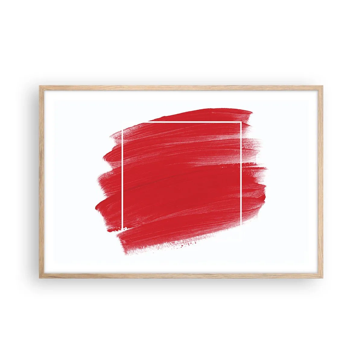 Plakat i ramme af lyst egetræ - Uden for rammen - 91x61 cm