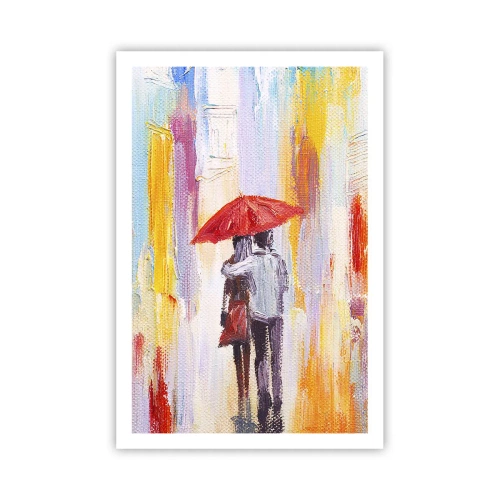 Plakat - Lad det regne mere - 61x91 cm