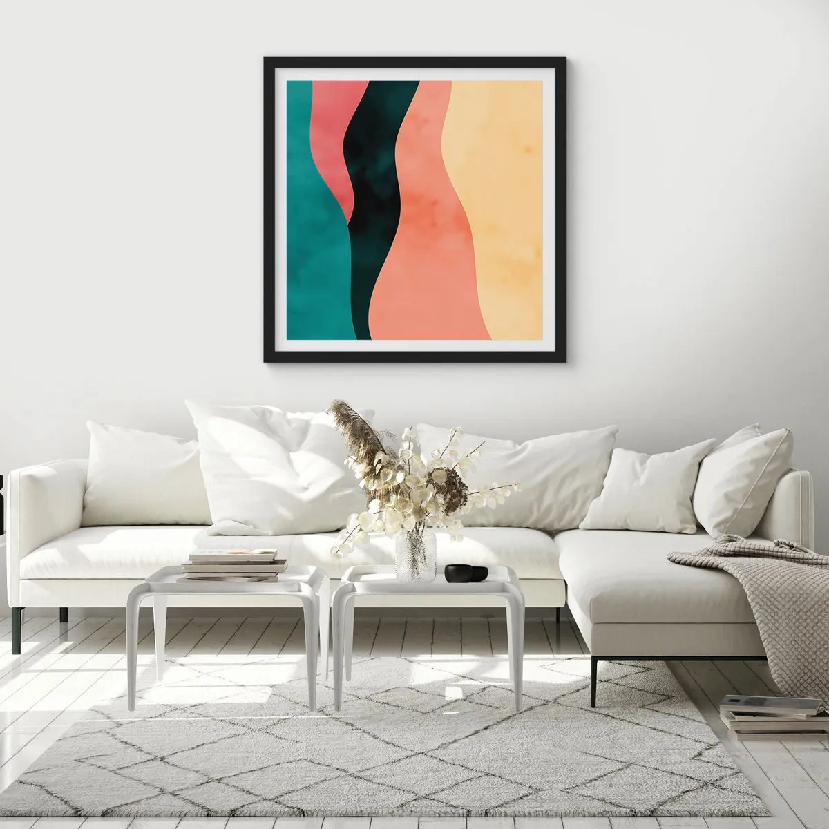 Plakat i sort ramme - Kompatibel manglende overholdelse - 40x40 cm