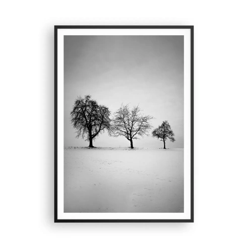 Plakat i sort ramme - Hvad drømmer de om? - 70x100 cm