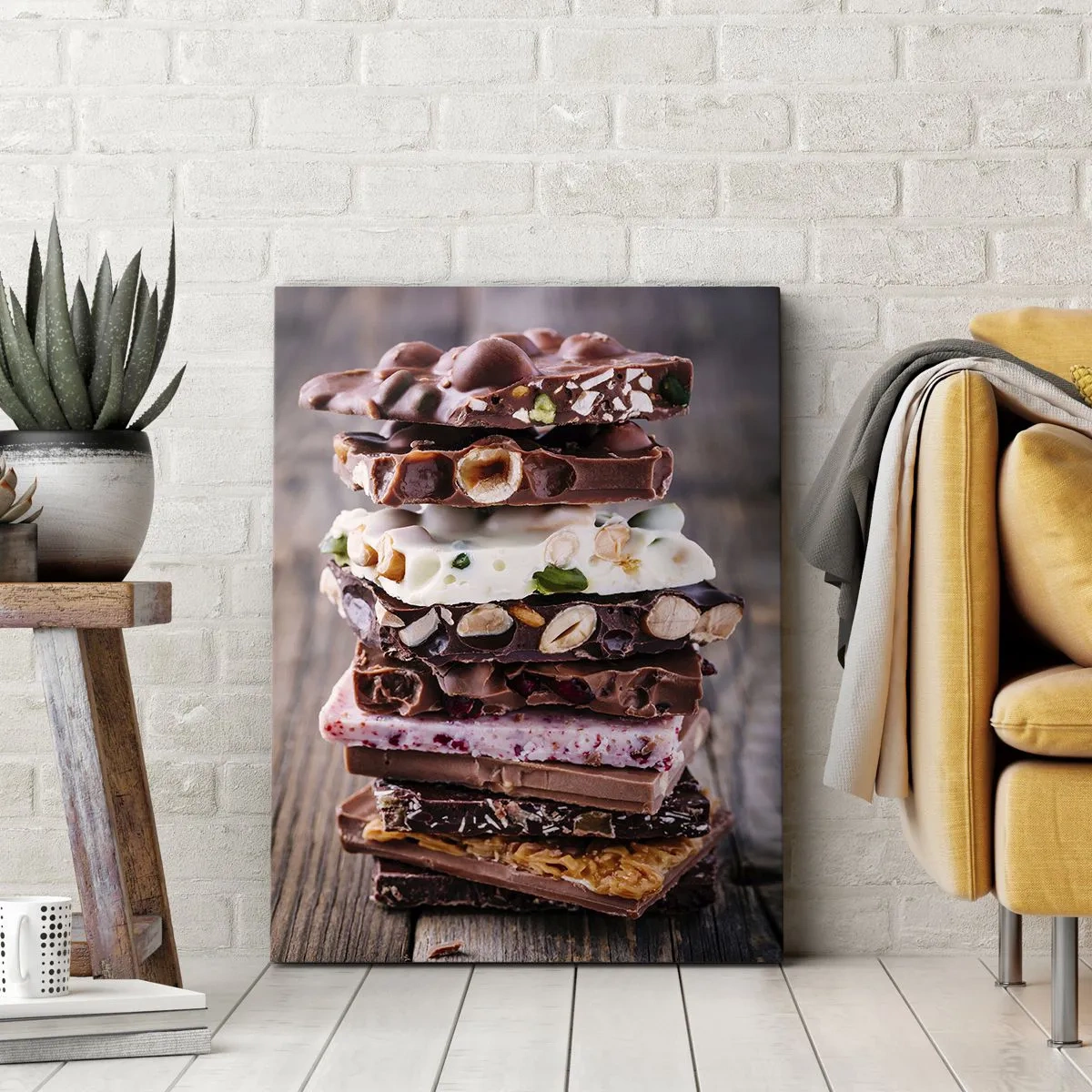 Lærredstryk - Billede på lærred - Dejligt perspektiv - 50x70 cm