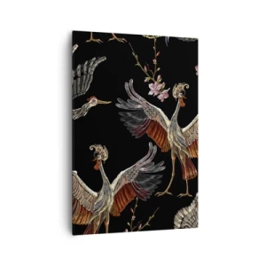 Lærredstryk - Billede på lærred - Eventyrlig fugl - 70x100 cm