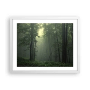 Plakat i hvid ramme - Før han vågner op - 50x40 cm