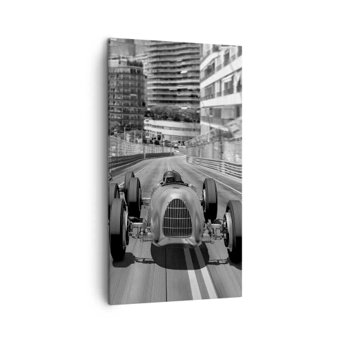 Lærredstryk - Billede på lærred - Der var engang i Monte Carlo - 45x80 cm