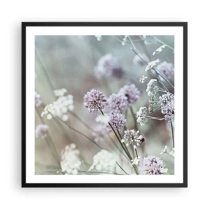 Plakat i sort ramme - Søde filigranurter - 60x60 cm