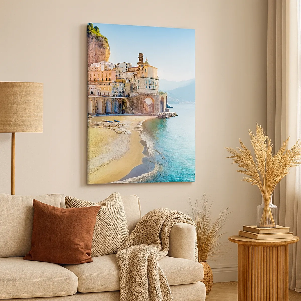 Lærredstryk - Billede på lærred - En utrolig by - 50x70 cm