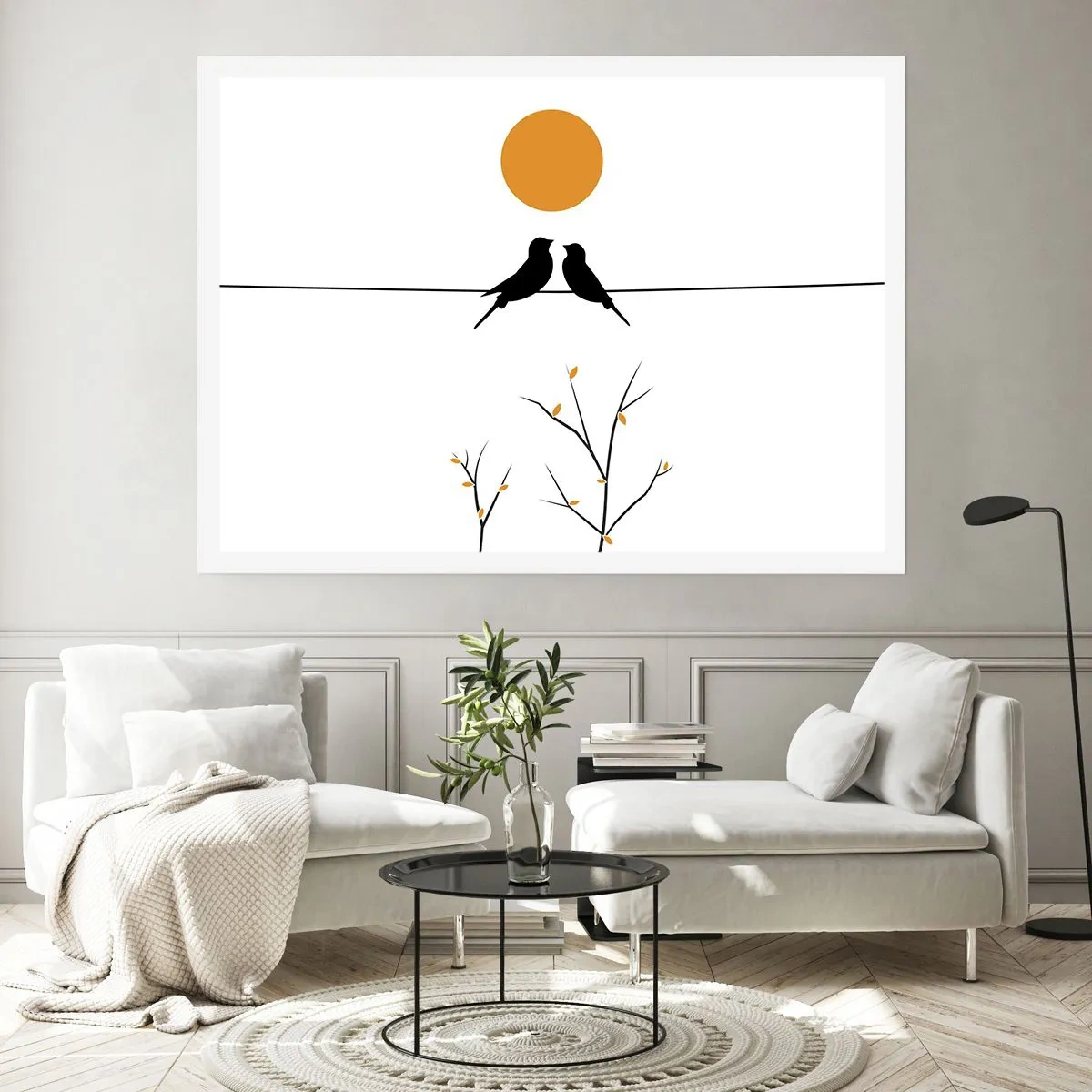 Plakat - Nattergal - 100x70 cm