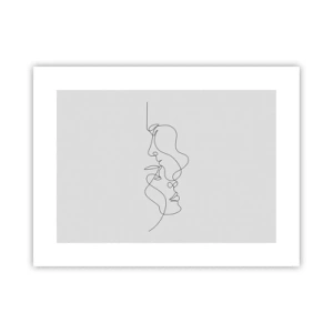 Plakat - Gløderne af glubende begær - 40x30 cm