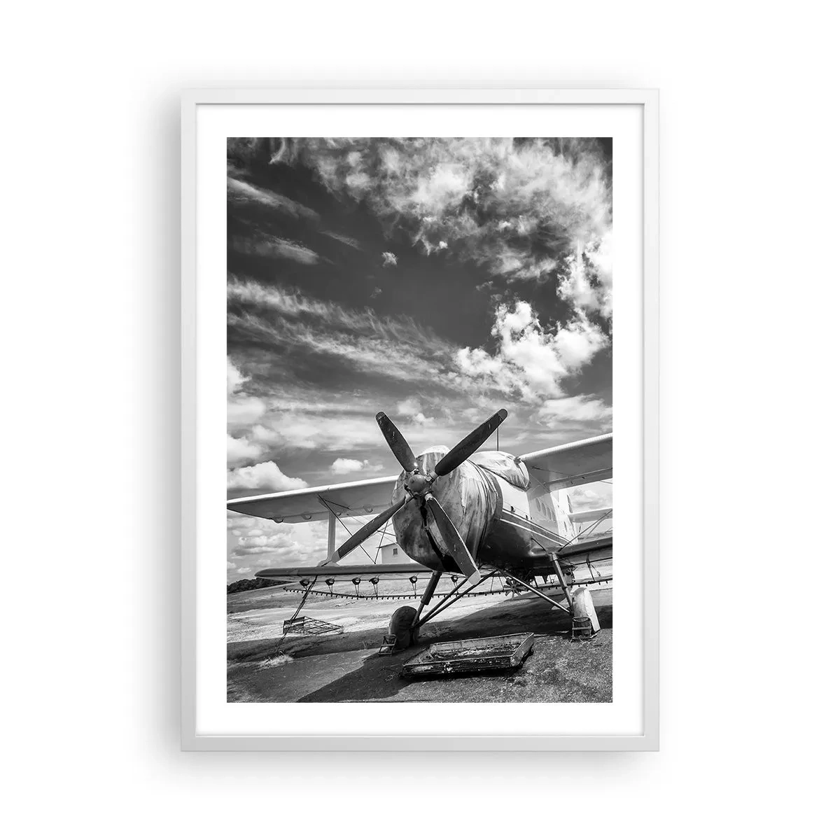 Plakat i hvid ramme - Jeg kan ikke vente! - 50x70 cm