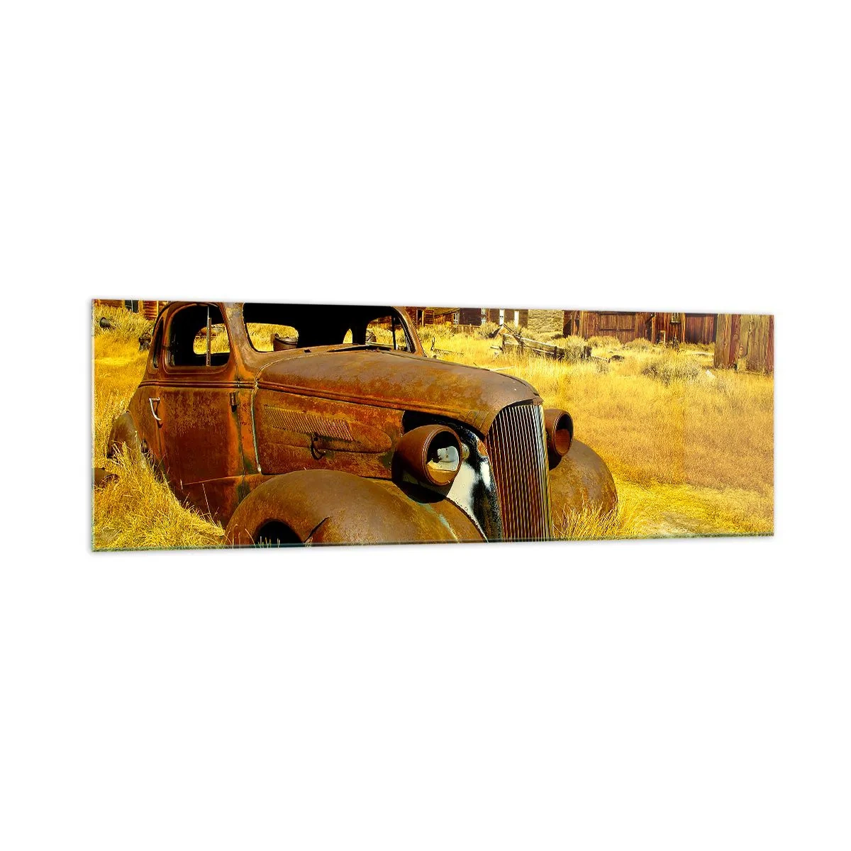 Billede på glas - Et velfortjent hvil - 160x50 cm