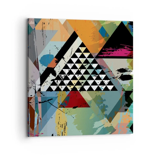 Lærredstryk - Billede på lærred - Hvor enkelt - 70x70 cm