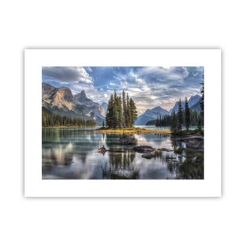 Plakat - Over store og klare vande… - 40x30 cm