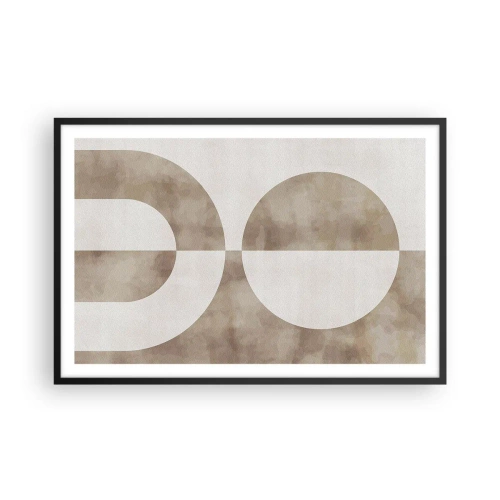 Plakat i sort ramme - Ligheder og forskelle - 91x61 cm