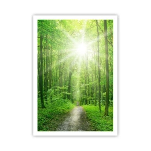 Plakat - Grøn katedral - 70x100 cm