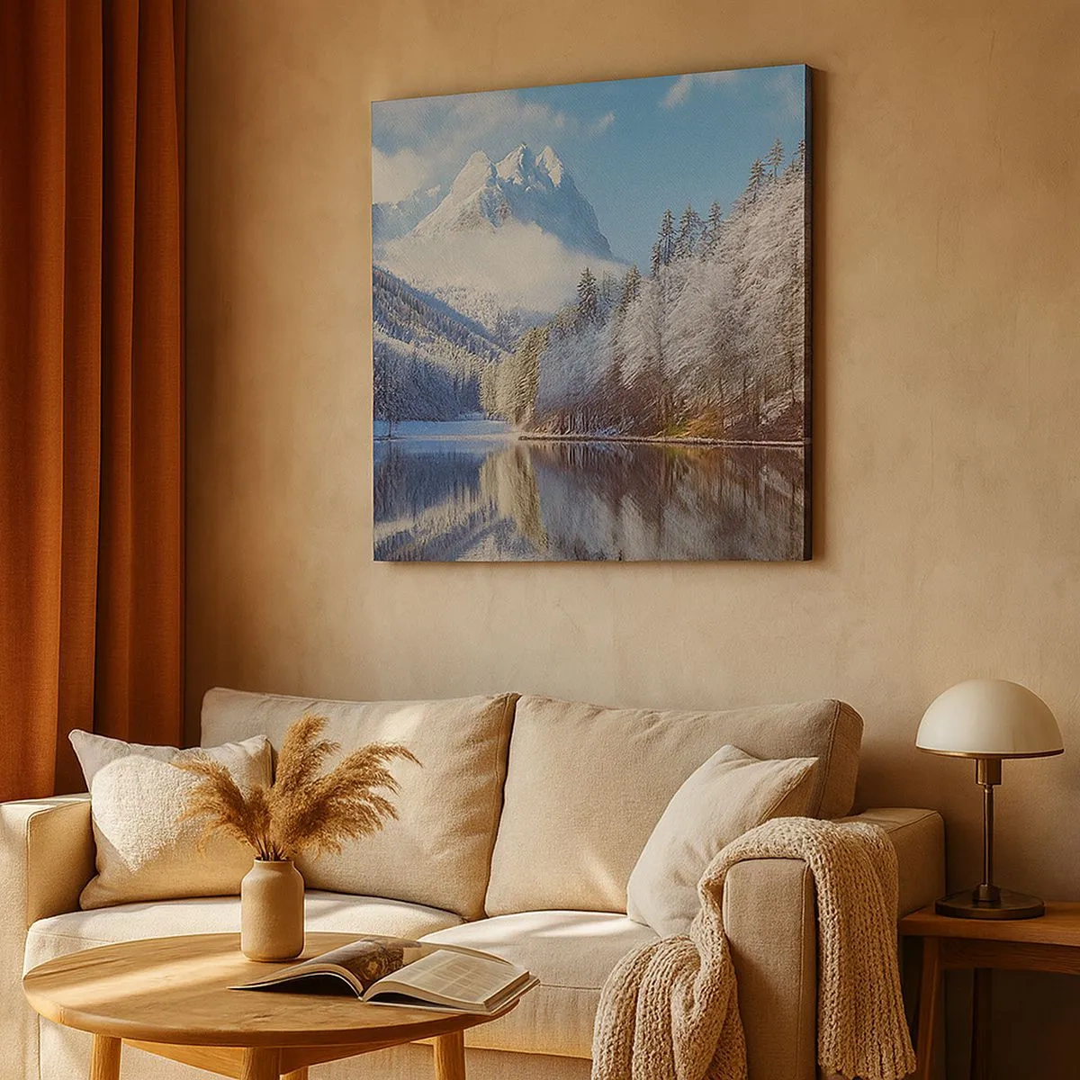 Lærredstryk - Billede på lærred - Snevagten - 30x30 cm