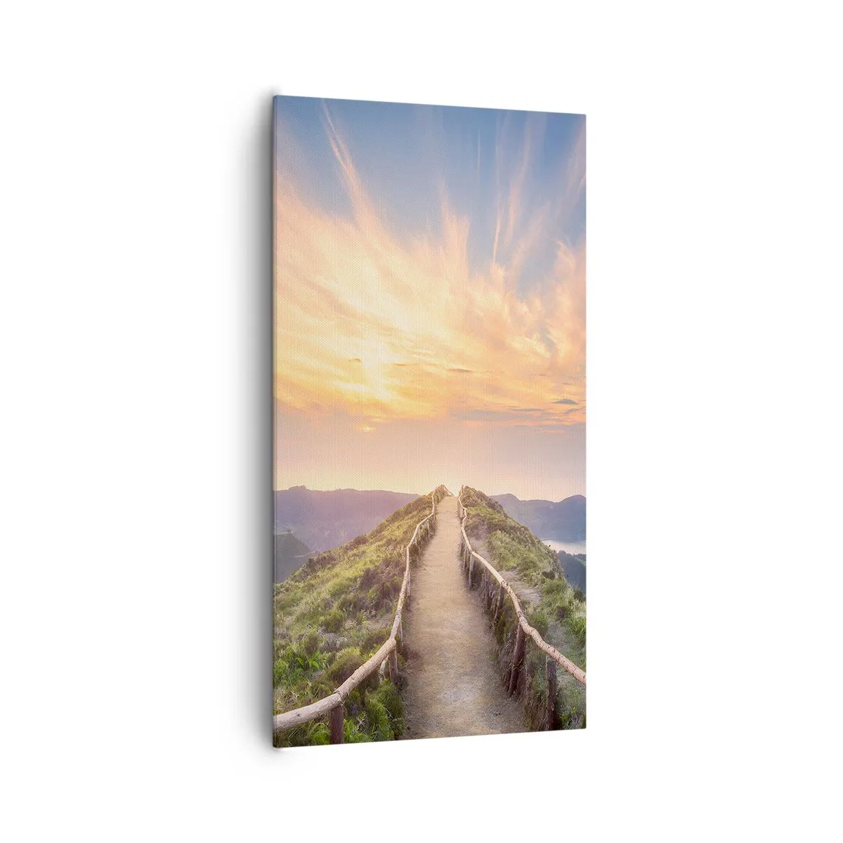 Lærredstryk - Billede på lærred - Tæt på himlen - 65x120 cm