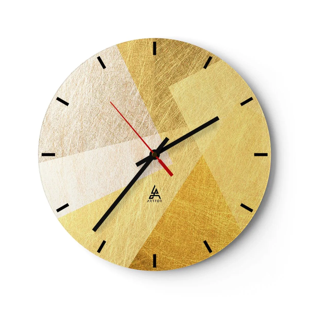Vægur, Uret - Geometriens vejr - 40x40 cm