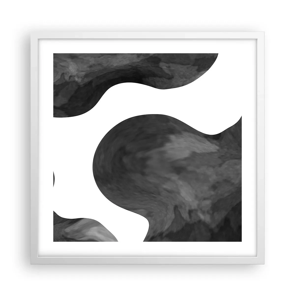 Plakat i hvid ramme - Mælkevejen - 50x50 cm