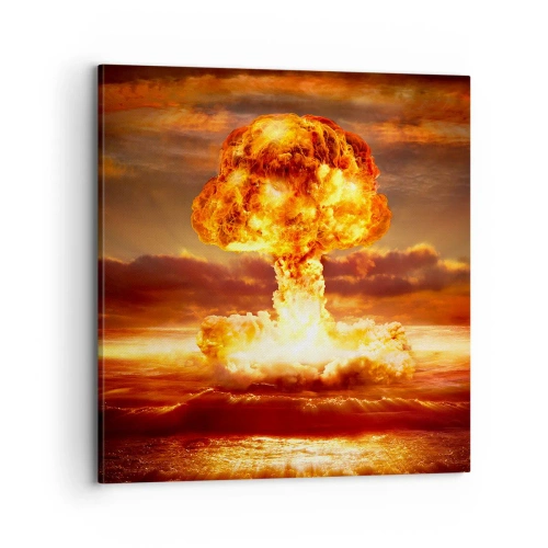 Lærredstryk - Billede på lærred - Og enden vil komme - 70x70 cm