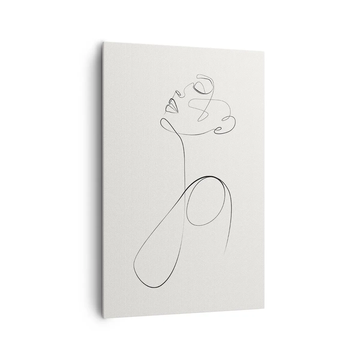 Lærredstryk - Billede på lærred - Sløjfet i drømme - 80x120 cm