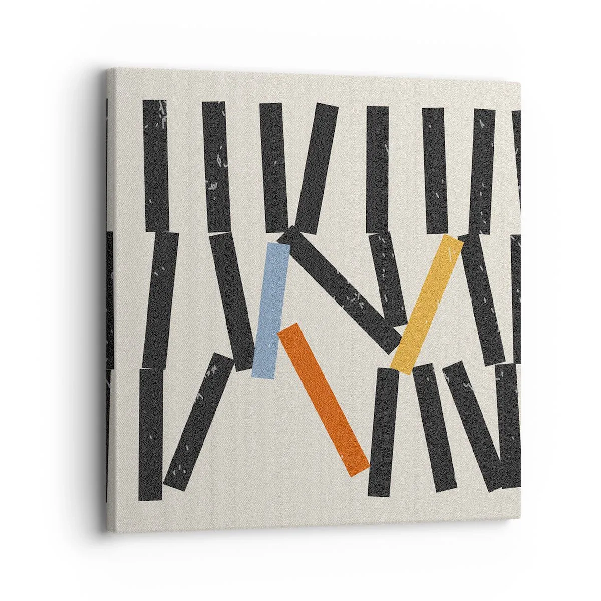 Lærredstryk - Billede på lærred - Dominoer - komposition - 30x30 cm