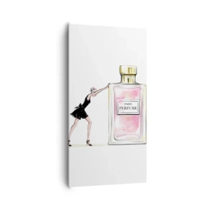 Lærredstryk - Billede på lærred - Essensen af kvindelighed - 65x120 cm