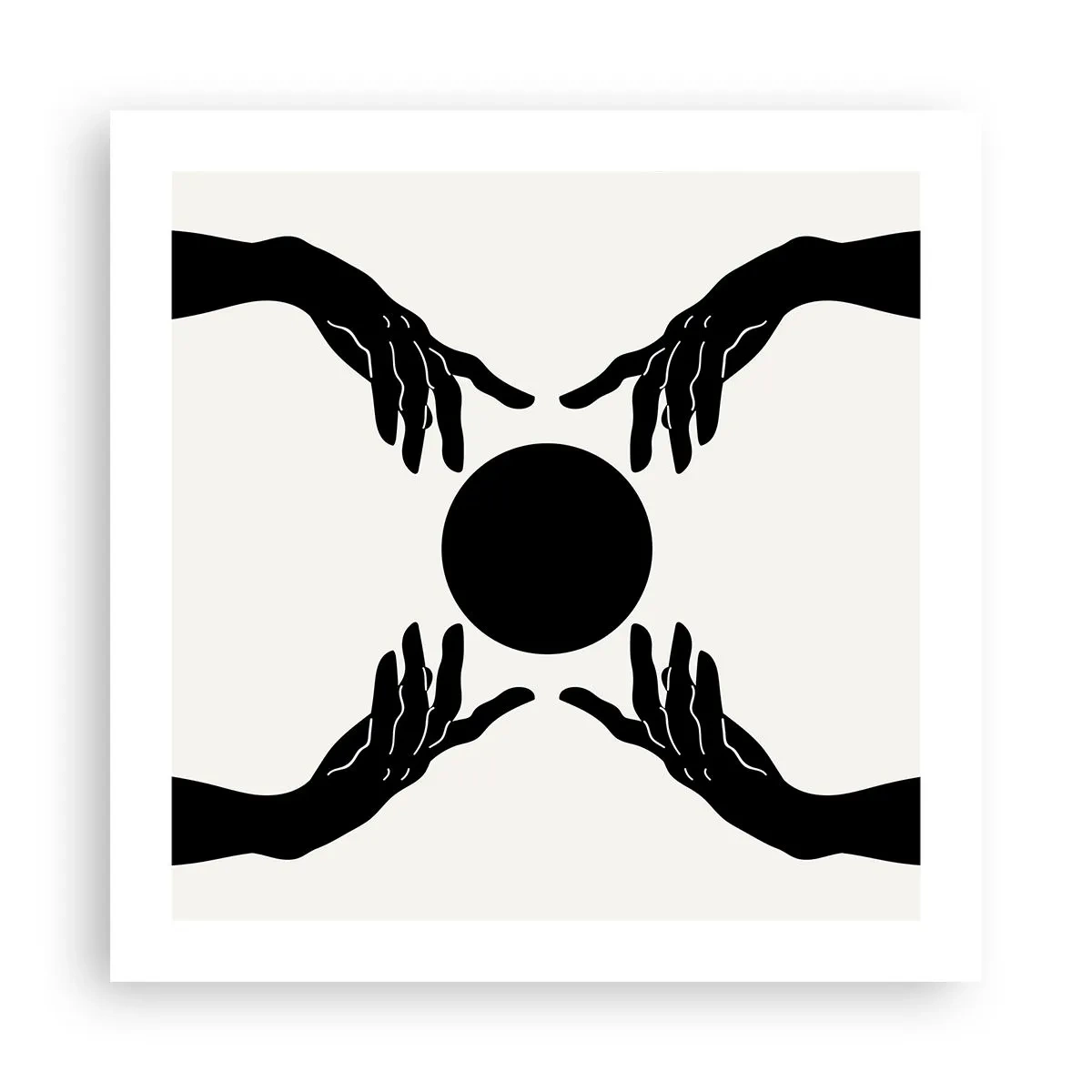 Plakat - Et hemmeligt tegn - 50x50 cm