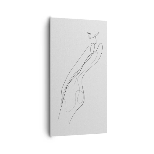 Lærredstryk - Billede på lærred - Næppe et løfte - 65x120 cm