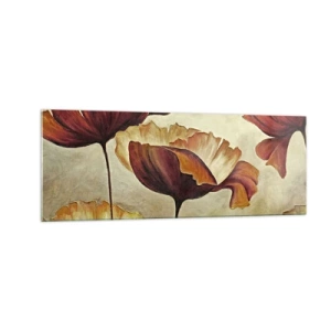 Billede på glas - Marker - 140x50 cm