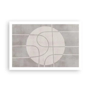 Plakat - Cirkulær og lige frem - 91x61 cm