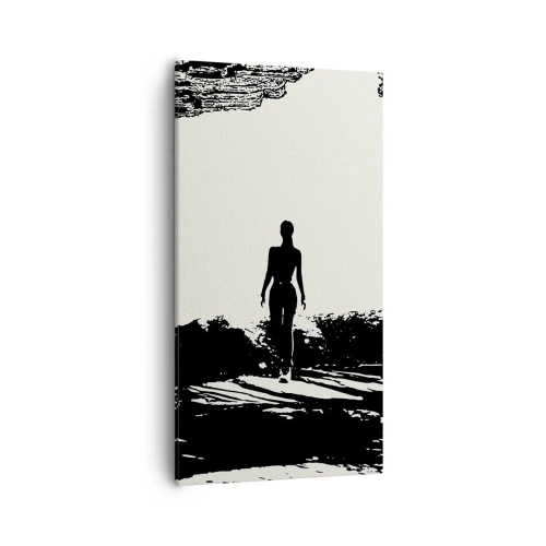 Lærredstryk - Billede på lærred - Et nyt udseende - 55x100 cm