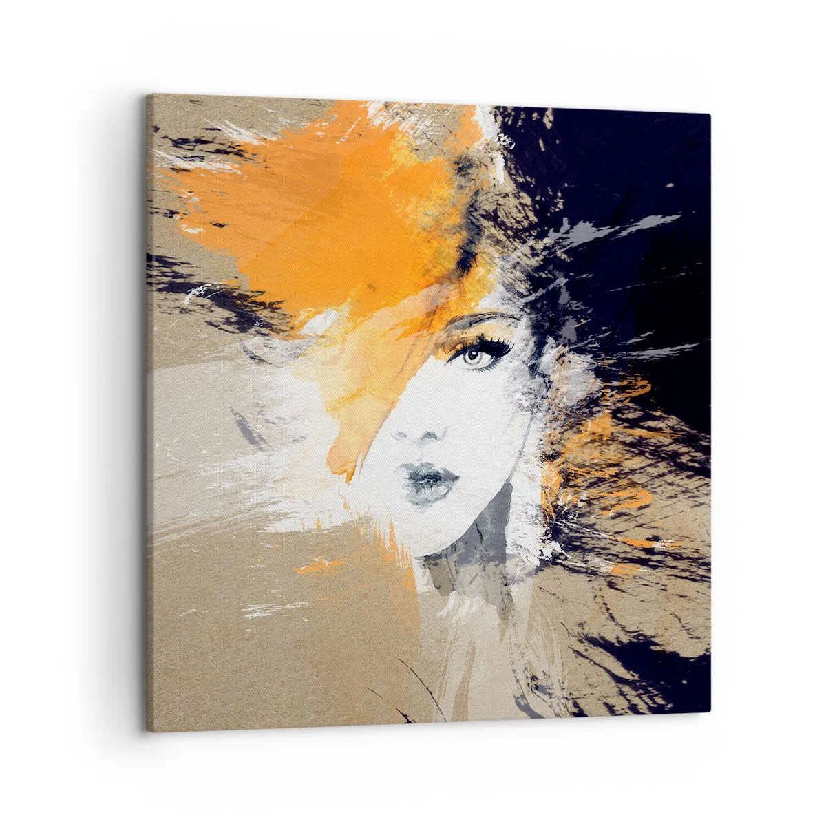 Lærredstryk - Billede på lærred - Og det bliver let - 50x50 cm