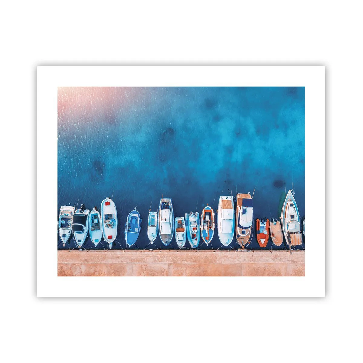 Plakat - I én række - 50x40 cm