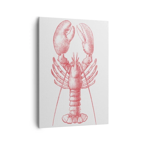 Lærredstryk - Billede på lærred - Hummer, der er Homer værdig - 50x70 cm