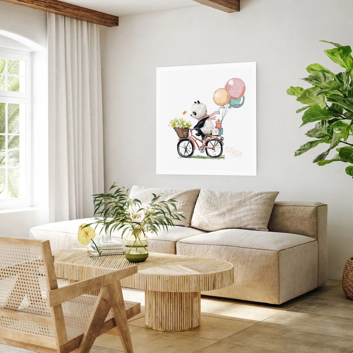 Plakat - Glædelig dag - 40x40 cm