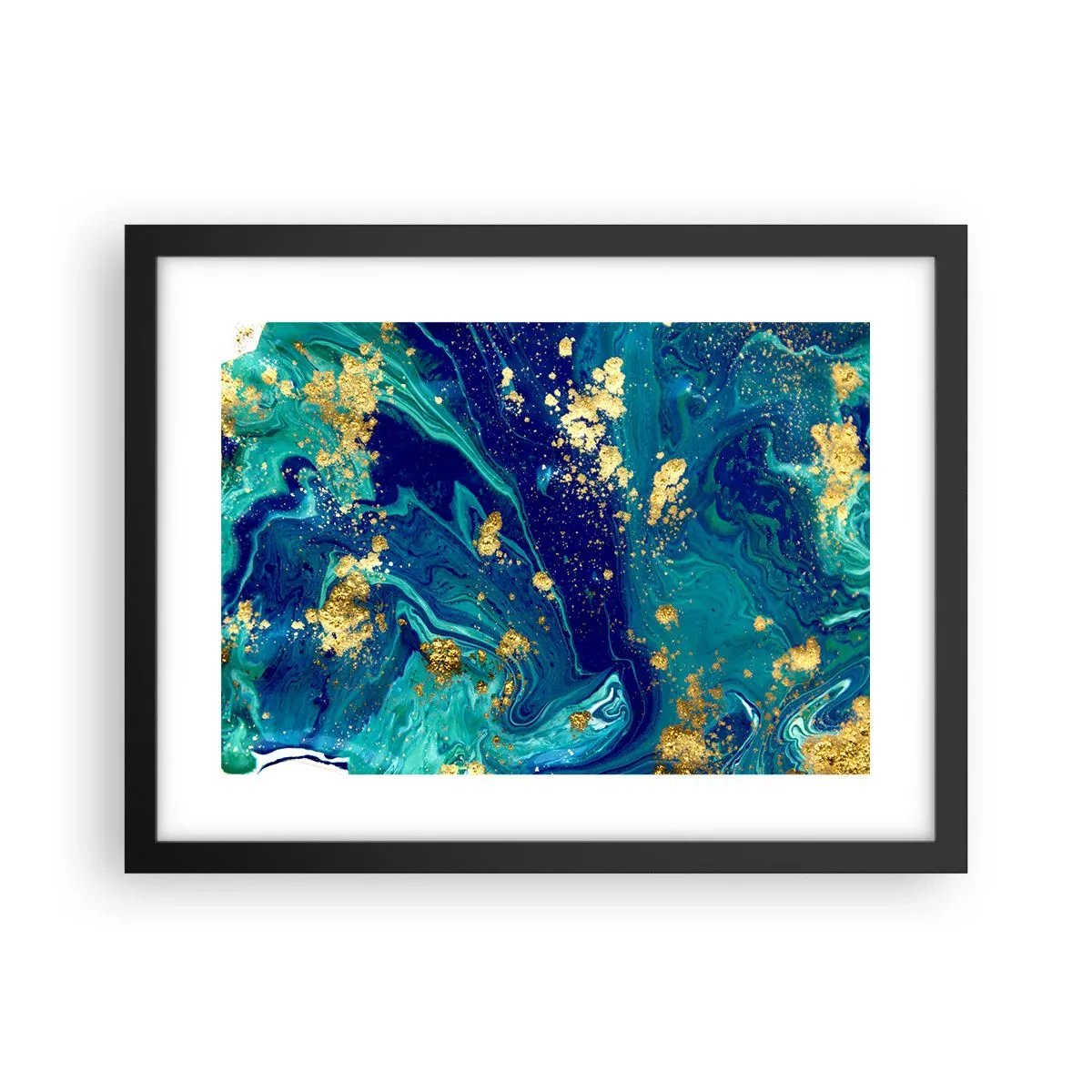 Plakat i sort ramme - Solblade  - 40x30 cm