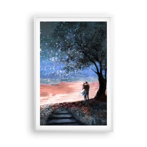 Plakat i hvid ramme - En stjernepræstation - 61x91 cm